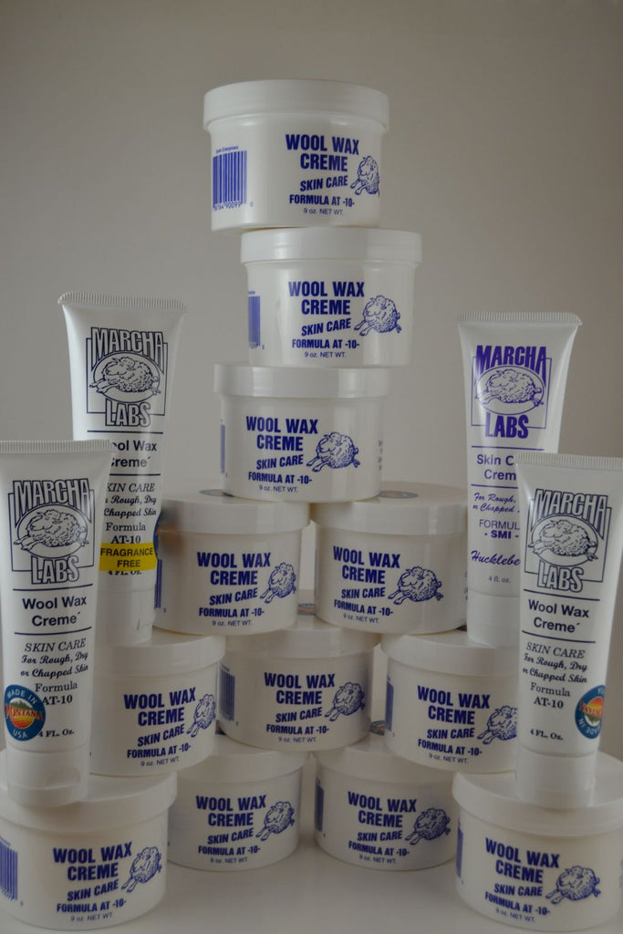 12 nine ounce jars plus 4 squeeze tubes Wool Wax Creme