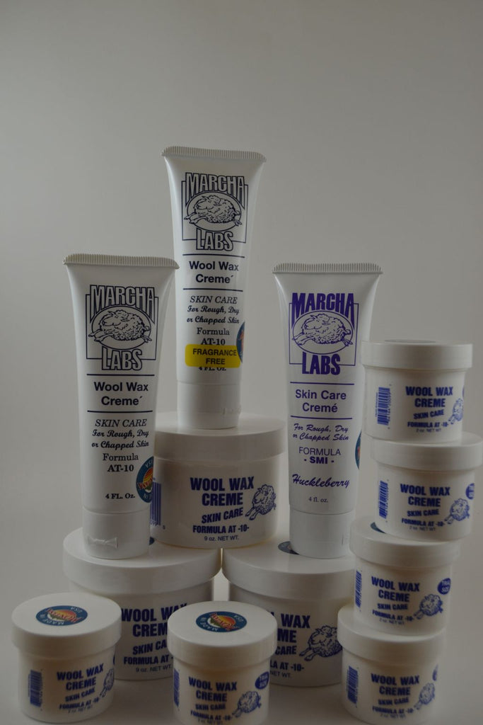 3 Nine Ounce Jars, 3 Squeeze Tubes, & 6 two ounce jars Wool Wax Creme